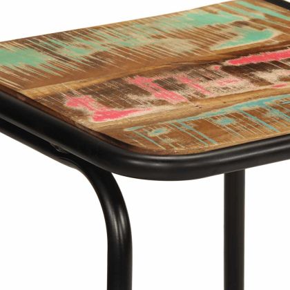 Бар табуретки, 2 бр, 46x35,5x70 см, регенерирана дървесина