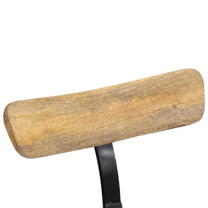 Бар табуретки, 2 бр, 49x43x88 см, мангово масив дърво