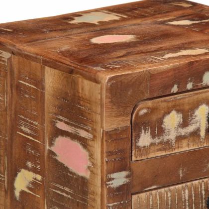 Нощно шкафче 37x32x50 cm Масивна дървесина Възстановена