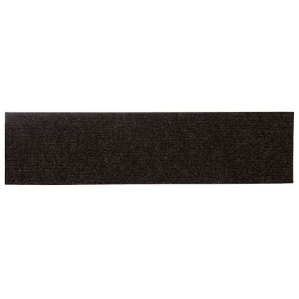 Изтривалки за стълби, самозалепващи се, 30 бр., 76x20 см, тъмнокафяви, правоъгълни