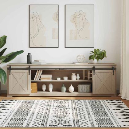 Комплект плъзгащи се врати за шкафове 213 см въглеродна стомана