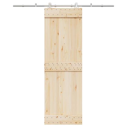 Механизъм за плъзгаща врата 200 см неръждаема стомана сребрист