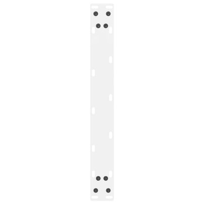 Крака за масичка за кафе, бели, 2 бр., 60 x (42-43) см, стомана