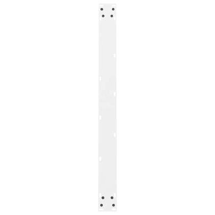 Крака за трапезна маса, бели, 2 бр., 100 x (72-73) см, стомана