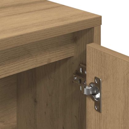 Библиотека, дъб артизан, 89x24x101,5 см, инженерно дърво