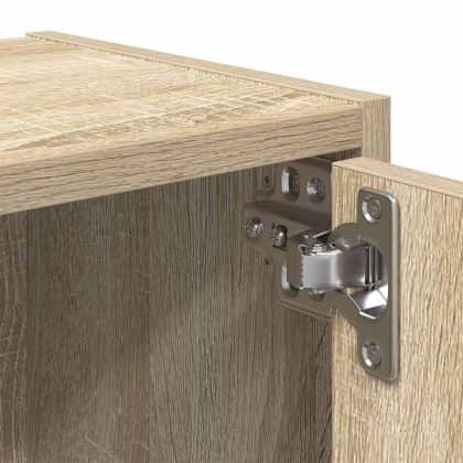 Библиотека, сонома дъб, 40x24x77 см, инженерно дърво