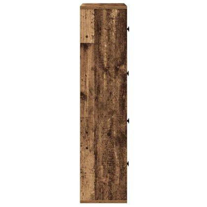 Библиотека, старо дърво, 60x24x101,5 см, инженерно дърво