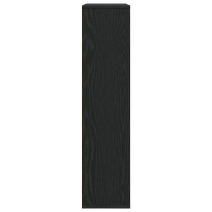 Библиотека, Черен дъб, 89x24x101,5 см, инженерно дърво