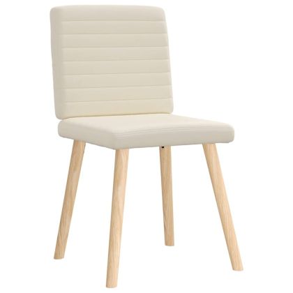 Трапезни столове, 4 бр, лен