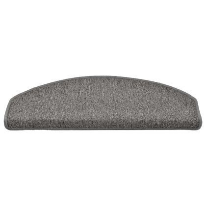 Изтривалки за стълби, 30 бр., 65x24x4 см, тъмносиви, полукръгли, големи