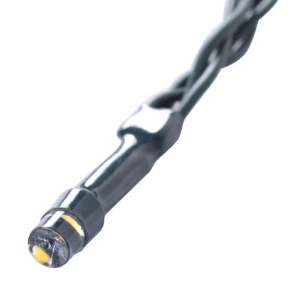 Изкуствени топки от чемшир с LED светлини 2 бр. зелени 38 см