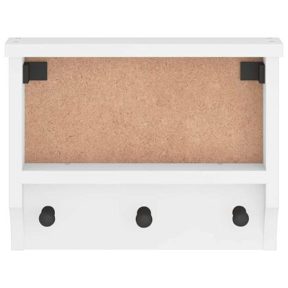 Стенна закачалка за палта SANDNES Бяла 45x12x35 cm