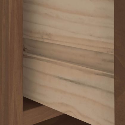 vidaXLL Дърво за антре SANDNES 87x40x159,5 cm масивна дървесина бор