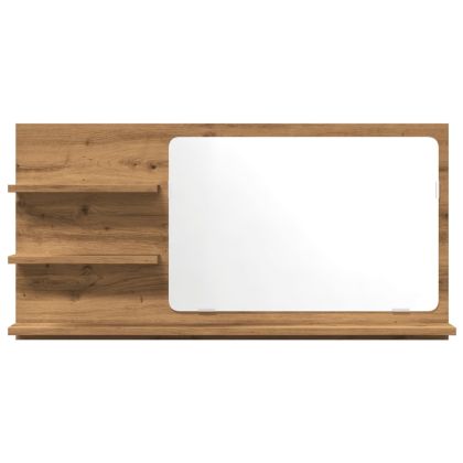 Огледален шкаф за баня Artisan Oak 90x11x45 cm