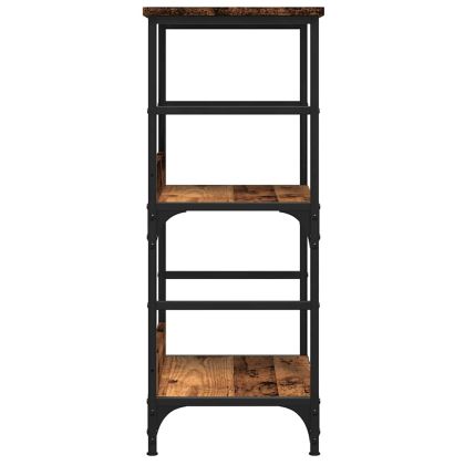 Шкаф за книги от старо дърво 50x33x82 cm Инженерна дървесина