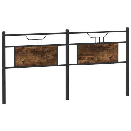 Горна табла, опушен дъб, 180 см, инженерно дърво и стомана