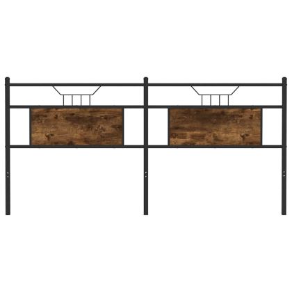 Горна табла, опушен дъб, 180 см, инженерно дърво и стомана