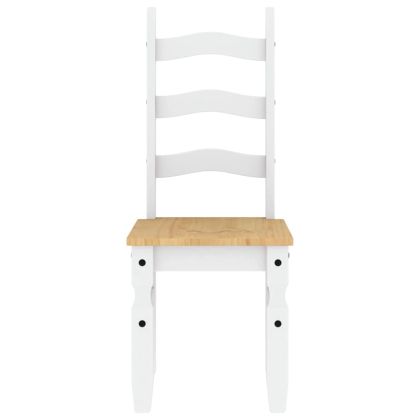 Трапезен комплект от 5 части Panama, Бяла бор масив