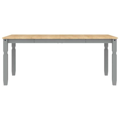 Трапезен комплект от 7 части Panama, сив бор масив