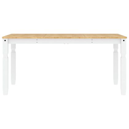 Трапезен комплект от 5 части Panama, Бяла бор масив