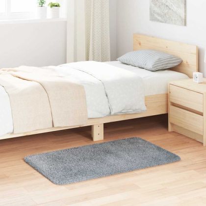 Шаги килим с дълъг косъм, NAVARRA, сребристо сив, 60x100 см