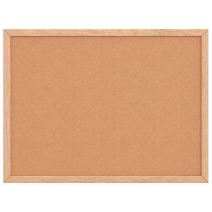 Коркова дъска с рамка от масивна борова дървесина 40x30 cm