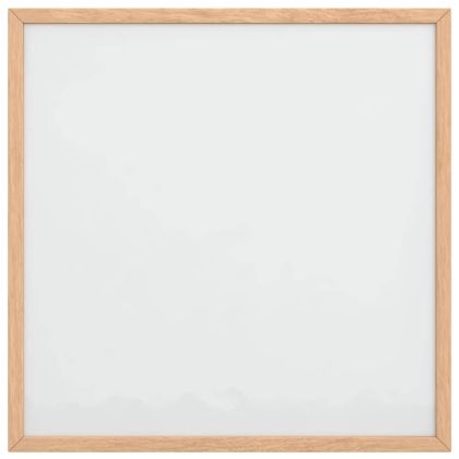 Магнитна бяла дъска с рамка от масивна борова дървесина 40x40cm