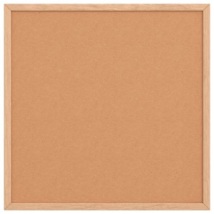Коркова дъска с рамка от масивна борова дървесина 40x40 cm