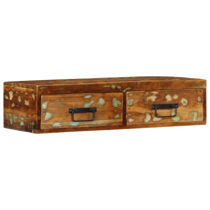 Стенен шкаф за телевизор Масивна дървесина Възстановена