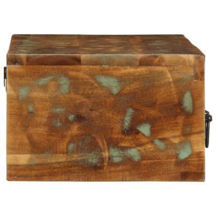 Стенен шкаф за телевизор Масивна дървесина Възстановена