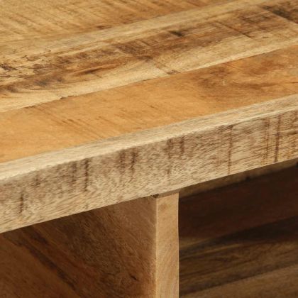 Стенен шкаф за телевизор Масивна груба дървесина Манго