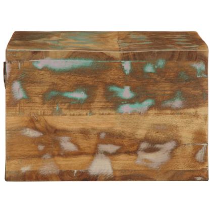 Стенен шкаф за телевизор Масивна дървесина Възстановена