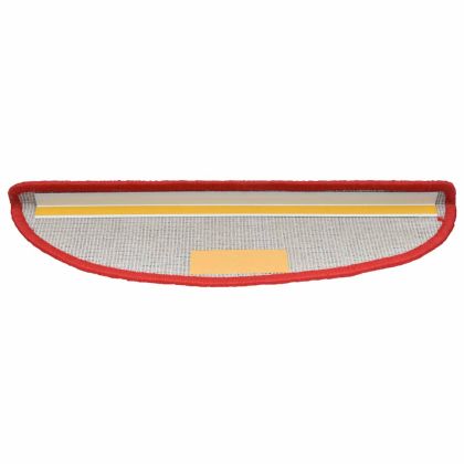 Изтривалки за стълби, 30 бр., 65x21x4 см, червени, полукръгли, големи