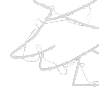 Коледни светлини Силует на коледно дърво 2 бр. 50 светодиода