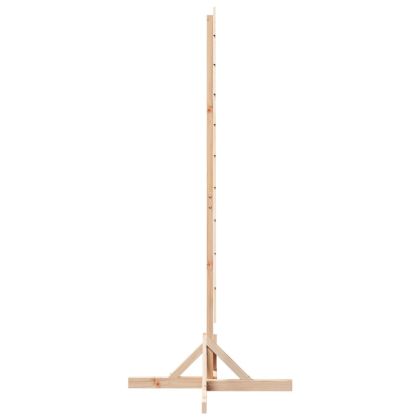 Дървена коледна елха за декорация 180 см масивна дървесина