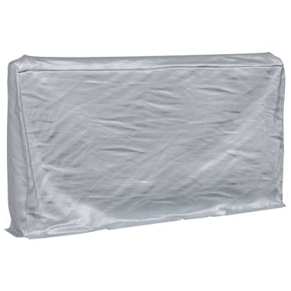 Стойка за дърва за огрев с дъждобран Поцинкована стомана