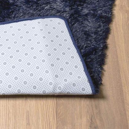 Шаги килим с дълъг косъм, NAVARRA, тъмносин, 240x340 см