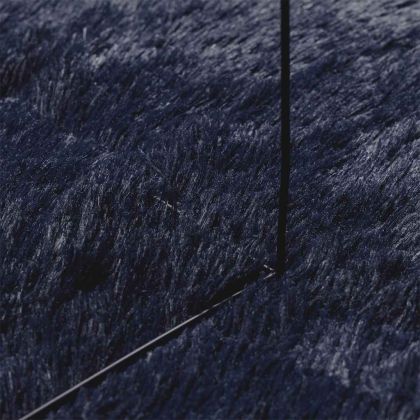 Шаги килим с дълъг косъм, NAVARRA, тъмносин, 240x340 см