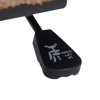 въртящ се офис стол Бежов къдрав вълна като плат