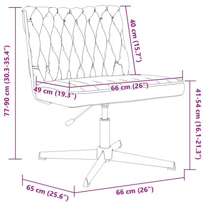 Въртящ се офис стол, тъмносив, текстил