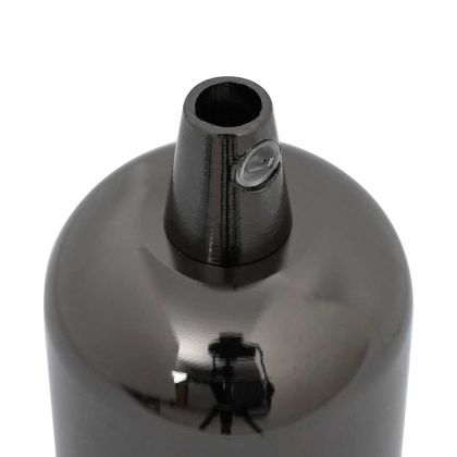 Лампи 2 бр. лъскави черни E27