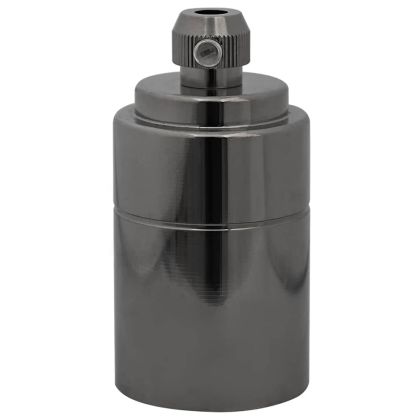 Лампи 2 бр. лъскави черни E27