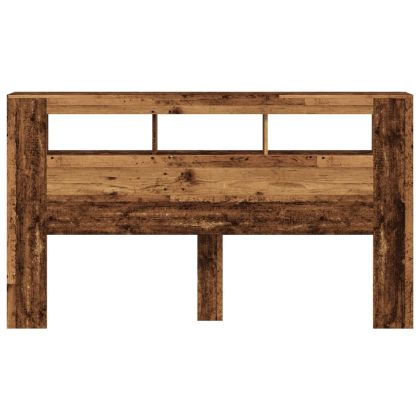 LED табла за глава Старо дърво Инженерна дървесина