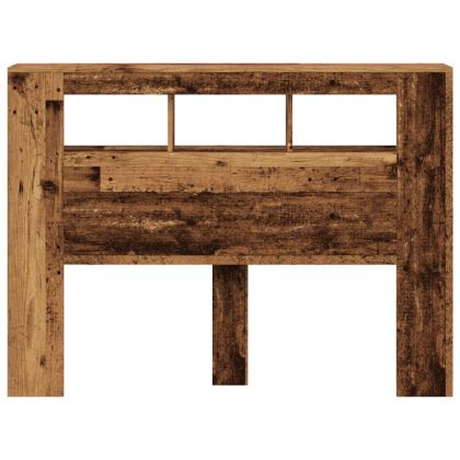 LED табла за глава Старо дърво Инженерна дървесина