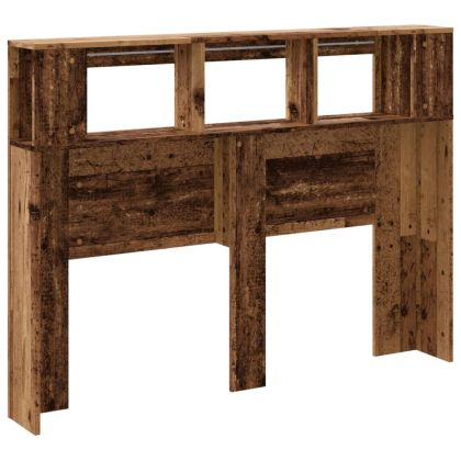 LED табла за глава Старо дърво Инженерна дървесина