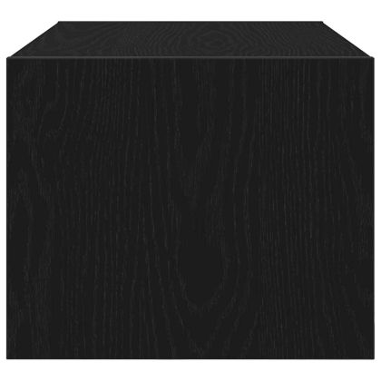 ТB шкафове, 2 бр, черен дъб, 60x31x25,5 см, инженерно дърво