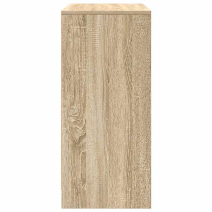 Шкаф за обувки, сонома дъб, 57x34x76 см, инженерно дърво