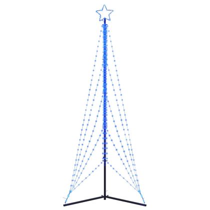 LED коледна елха 525 светодиода синьо 302 см