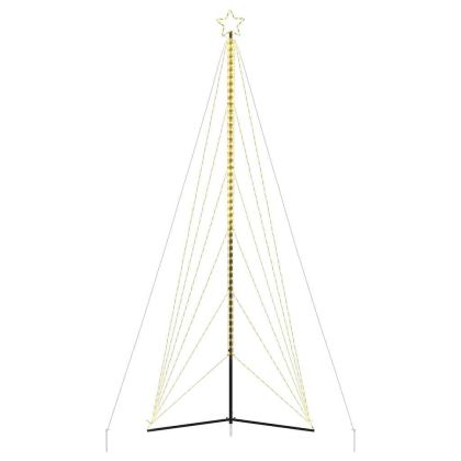 LED коледна елха 861 светодиода топло бяло 478 см