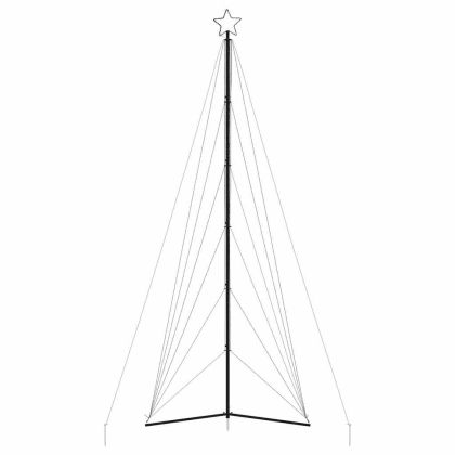 LED коледна елха 861 светодиода синьо 478 см